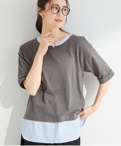 SHOO・LA・RUE / シューラルー カットソー | シャツドッキングカットソー