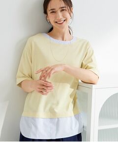 SHOO・LA・RUE / シューラルー カットソー | シャツドッキングカットソー