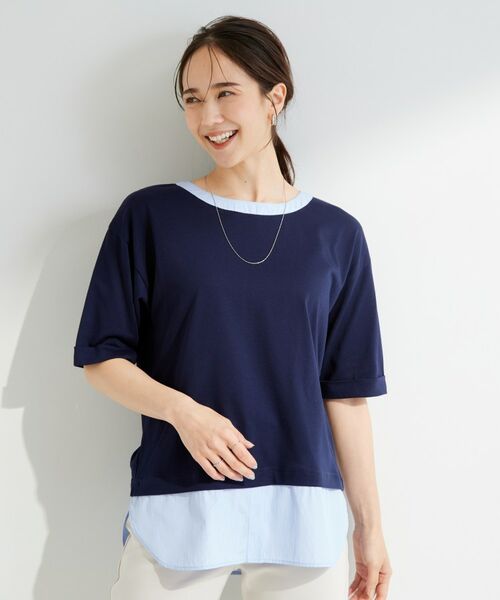 SHOO・LA・RUE / シューラルー カットソー | シャツドッキングカットソー | 詳細21