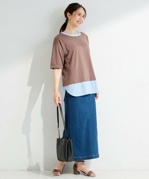 SHOO・LA・RUE / シューラルー カットソー | シャツドッキングカットソー | 詳細7