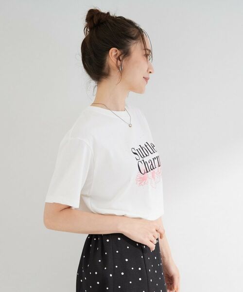 SHOO・LA・RUE / シューラルー Tシャツ | 【ひんやり/S-LL】選べる4柄 デイリー使いにぴったりなアソートTシャツ | 詳細22
