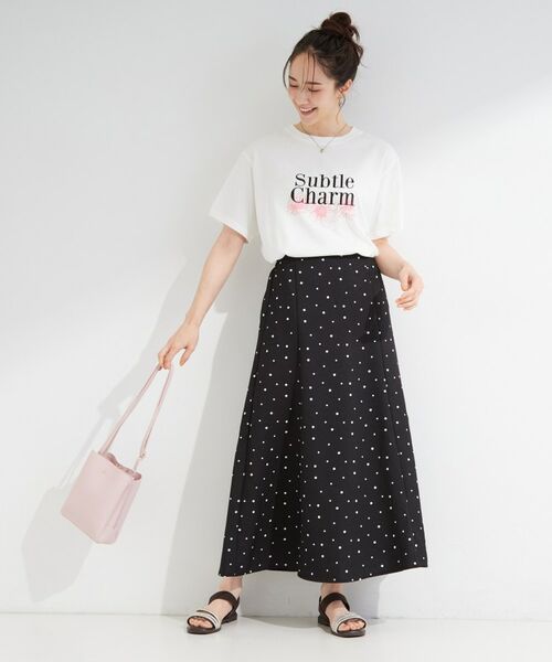 SHOO・LA・RUE / シューラルー Tシャツ | 【ひんやり/S-LL】選べる4柄 デイリー使いにぴったりなアソートTシャツ | 詳細23