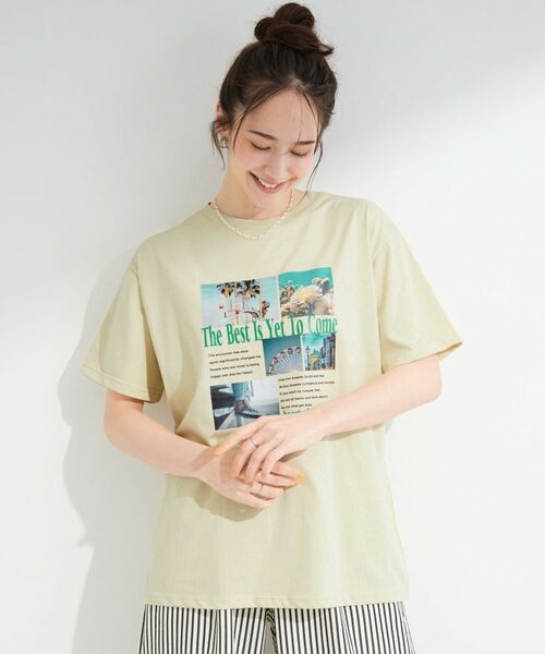 SHOO・LA・RUE / シューラルー Tシャツ | 【ひんやり/S-LL】選べる4柄 デイリー使いにぴったりなアソートTシャツ | 詳細5