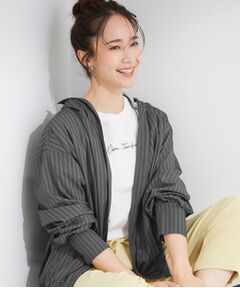 SHOO・LA・RUE / シューラルー パーカー | 【ひんやり/洗濯後しわになりにくい/S-LL】お顔も手の甲もしっかりカバー　日よけ・指穴付きUVパーカ