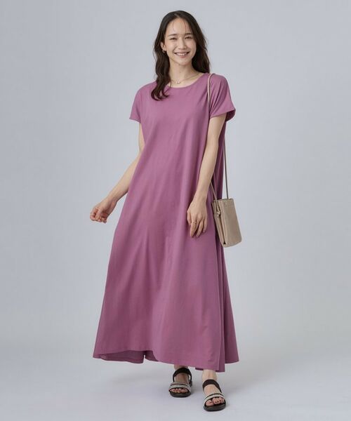 SHOO・LA・RUE / シューラルー ロング・マキシ丈ワンピース | 【ひんやり/体型カバー/洗濯機可】涼やかAラインロングワンピース | 詳細11