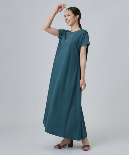 SHOO・LA・RUE / シューラルー ロング・マキシ丈ワンピース | 【ひんやり/体型カバー/洗濯機可】涼やかAラインロングワンピース | 詳細13