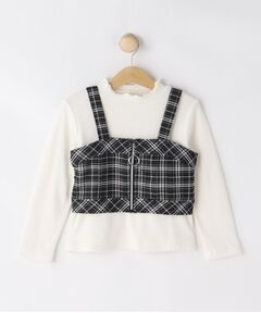 SHOO・LA・RUE / シューラルー その他トップス | 【110-140cm】ビスチェ付きトップス
