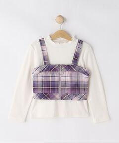 SHOO・LA・RUE / シューラルー その他トップス | 【110-140cm】ビスチェ付きトップス