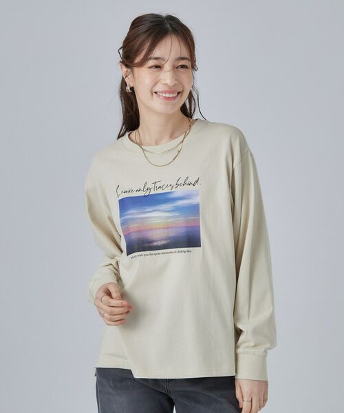 SHOO・LA・RUE / シューラルー Tシャツ | 【S-LL】デイリー使いに 選べる6柄プリントロンT | 詳細13