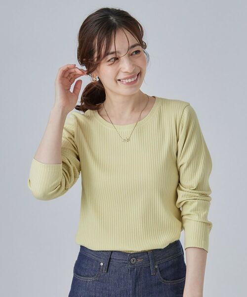 SHOO・LA・RUE / シューラルー カットソー | 【S-LL】シンプルだから使いやすい すっきり見えの長袖トップス | 詳細13