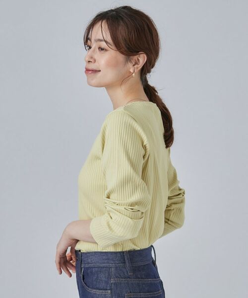 SHOO・LA・RUE / シューラルー カットソー | 【S-LL】シンプルだから使いやすい すっきり見えの長袖トップス | 詳細14