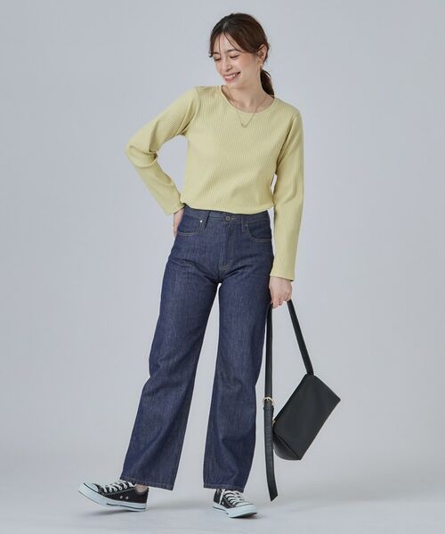 SHOO・LA・RUE / シューラルー カットソー | 【S-LL】シンプルだから使いやすい すっきり見えの長袖トップス | 詳細15
