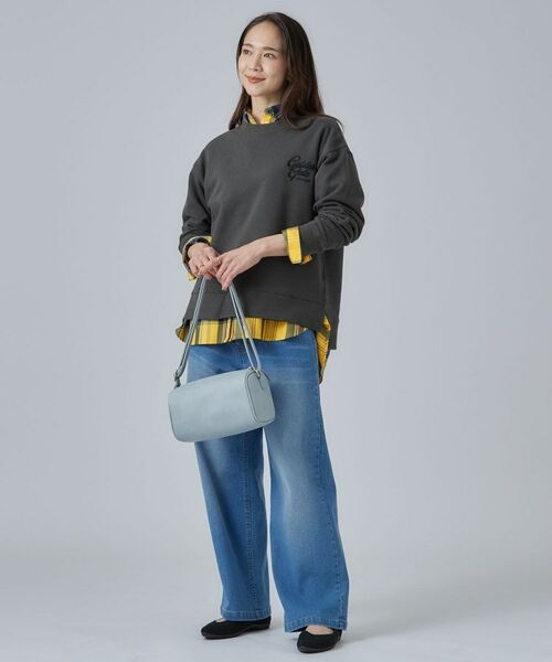 SHOO・LA・RUE / シューラルー スウェット | 【S-LL/洗濯機可】ゆるっと着られる 裏毛プリントアソートスウェット | 詳細7