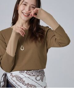 SHOO・LA・RUE / シューラルー カットソー | コーデの幅が広がる！チュール付きテレコプルオーバー