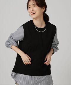 SHOO・LA・RUE / シューラルー その他トップス | スポンデッシュベスト＆シャツインナーセットプルオーバー