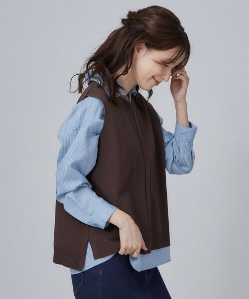 SHOO・LA・RUE / シューラルー その他トップス | スポンデッシュベスト&シャツインナーセットプルオーバー | 詳細12