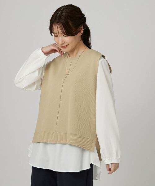 SHOO・LA・RUE / シューラルー その他トップス | スポンデッシュベスト&シャツインナーセットプルオーバー | 詳細15