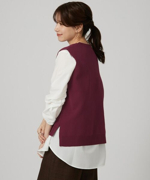 SHOO・LA・RUE / シューラルー その他トップス | スポンデッシュベスト&シャツインナーセットプルオーバー | 詳細23