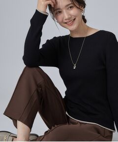 SHOO・LA・RUE / シューラルー ニット・セーター | アンチピリングやわらかRIBクルーネックトップス