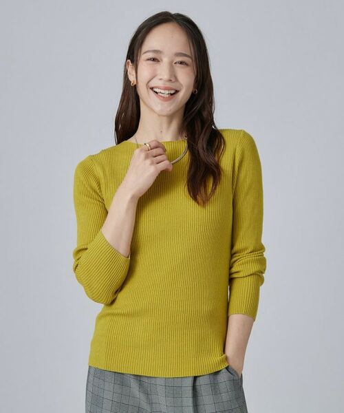 SHOO・LA・RUE / シューラルー ニット・セーター | アンチピリングやわらかRIBクルーネックトップス | 詳細9