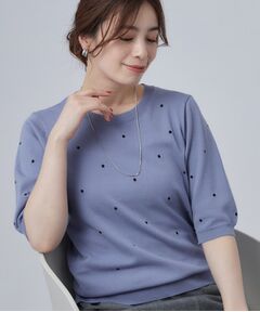 SHOO・LA・RUE / シューラルー ニット・セーター | ドット刺繍ニット