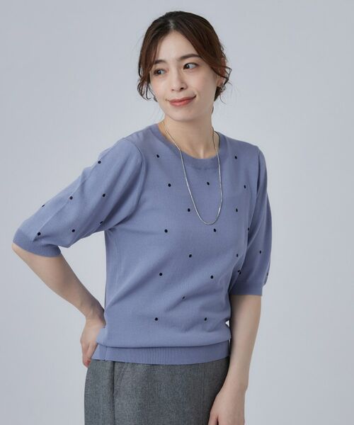SHOO・LA・RUE / シューラルー ニット・セーター | ドット刺繍ニット | 詳細9