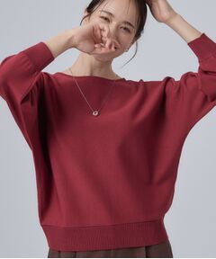 SHOO・LA・RUE / シューラルー ニット・セーター | 【洗濯機可】軽やかでさらっとしたタッチ すっきり見えドルマンニット