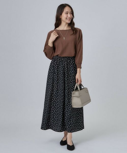 SHOO・LA・RUE / シューラルー ニット・セーター | 【洗濯機可】軽やかでさらっとしたタッチ すっきり見えドルマンニット | 詳細15