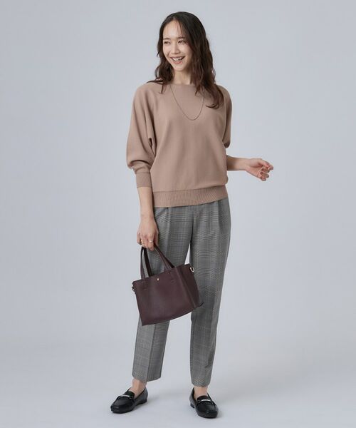 SHOO・LA・RUE / シューラルー ニット・セーター | 【洗濯機可】軽やかでさらっとしたタッチ すっきり見えドルマンニット | 詳細3
