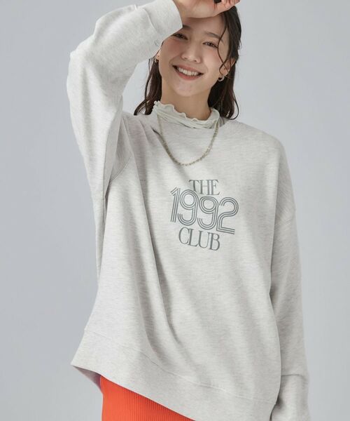 SHOO・LA・RUE / シューラルー スウェット | 【体型カバー/洗濯機可】ゆるシルエットスウェット(ライトグレー(011))