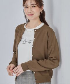 SHOO・LA・RUE / シューラルー カーディガン・ボレロ | 【洗濯機可/S-LL】マルチボタンが品よく映えるカーディガン