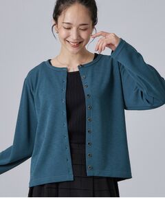 SHOO・LA・RUE / シューラルー カーディガン・ボレロ | 【UV/S-LL/洗濯機可】多ボタンがポイント クルーネックカーディガン