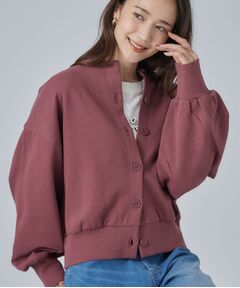 SHOO・LA・RUE / シューラルー カーディガン・ボレロ | 【S-LL/洗濯機可】裾刺繍がアクセント ゆるっと決まる スウェットカーディガン