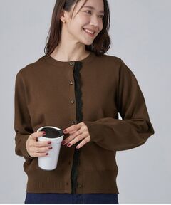 SHOO・LA・RUE / シューラルー カーディガン・ボレロ | レースデザインカーディガン