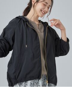 SHOO・LA・RUE / シューラルー レザーブルゾン・ジャケット | 【S-LL/撥水】ゴールドパーツで女性らしく ギャザーブルゾン