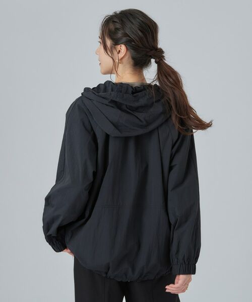 SHOO・LA・RUE / シューラルー レザーブルゾン・ジャケット | 【S-LL/撥水】ゴールドパーツで女性らしく ギャザーブルゾン | 詳細6