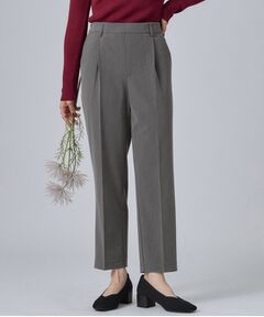 SHOO・LA・RUE / シューラルー ショート・ハーフ・半端丈パンツ | 【微ストレッチ】センタープレス入り きれい見えテーパードパンツ