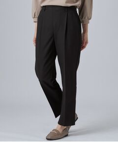 SHOO・LA・RUE / シューラルー ショート・ハーフ・半端丈パンツ | 【微ストレッチ】センタープレス入り きれい見えテーパードパンツ
