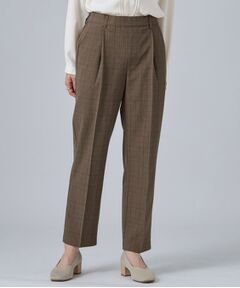 SHOO・LA・RUE / シューラルー ショート・ハーフ・半端丈パンツ | 【微ストレッチ】センタープレス入り きれい見えテーパードパンツ