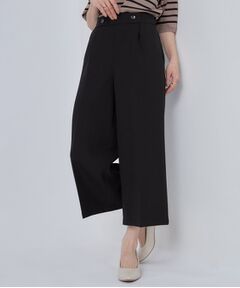 SHOO・LA・RUE / シューラルー パンツ | 【洗濯後しわになりにくい/着丈が選べる／セットアップ可】ウールフィール センタープレスワイドパンツ