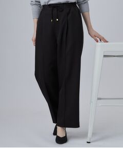 SHOO・LA・RUE / シューラルー パンツ | 【着丈が選べる／洗濯後しわになりにくい】センターピンタック きれいめイージーワイドパンツ