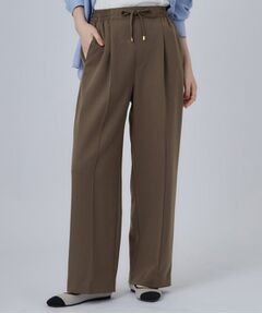SHOO・LA・RUE / シューラルー パンツ | 【着丈が選べる／洗濯後しわになりにくい】センターピンタック きれいめイージーワイドパンツ