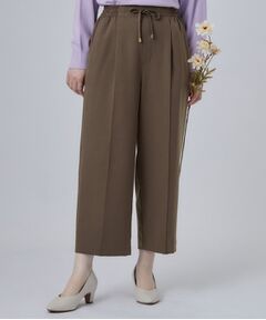 SHOO・LA・RUE / シューラルー パンツ | 【着丈が選べる／洗濯後しわになりにくい】センターピンタック きれいめイージーワイドパンツ