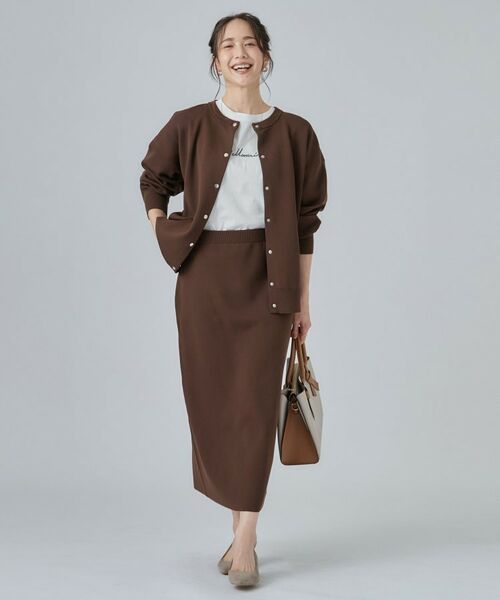 SHOO・LA・RUE / シューラルー ロング・マキシ丈スカート | 【S-LL/セットアップ可/洗濯機可】大人に似合う スポンディシュナロースカート | 詳細19