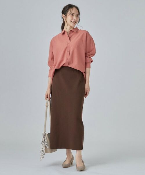SHOO・LA・RUE / シューラルー ロング・マキシ丈スカート | 【S-LL/セットアップ可/洗濯機可】大人に似合う スポンディシュナロースカート | 詳細20