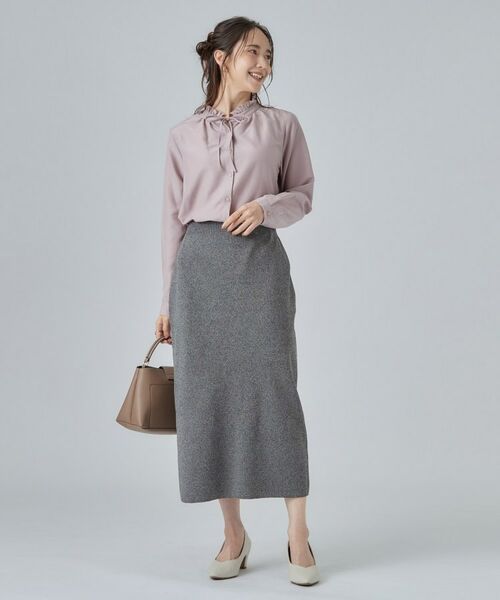 SHOO・LA・RUE / シューラルー ロング・マキシ丈スカート | 【S-LL/セットアップ可/洗濯機可】大人に似合う スポンディシュナロースカート | 詳細6