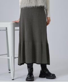 SHOO・LA・RUE / シューラルー ロング・マキシ丈スカート | 配色もちもちナロースカート