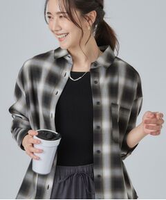 SHOO・LA・RUE / シューラルー シャツ・ブラウス | 【洗濯後しわになりにくい/S-LL】選べる6パターン 羽織としても活躍する ベーシックシャツ