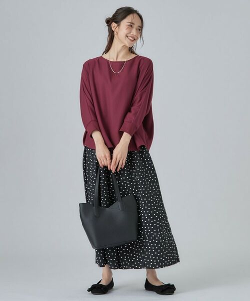 SHOO・LA・RUE / シューラルー シャツ・ブラウス | 【着丈選べる/洗濯後しわになりにくい】インせず着られる ドルマンブラウス | 詳細11