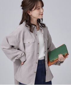 SHOO・LA・RUE / シューラルー シャツ・ブラウス | フェイクスウェード ポケットシャツ